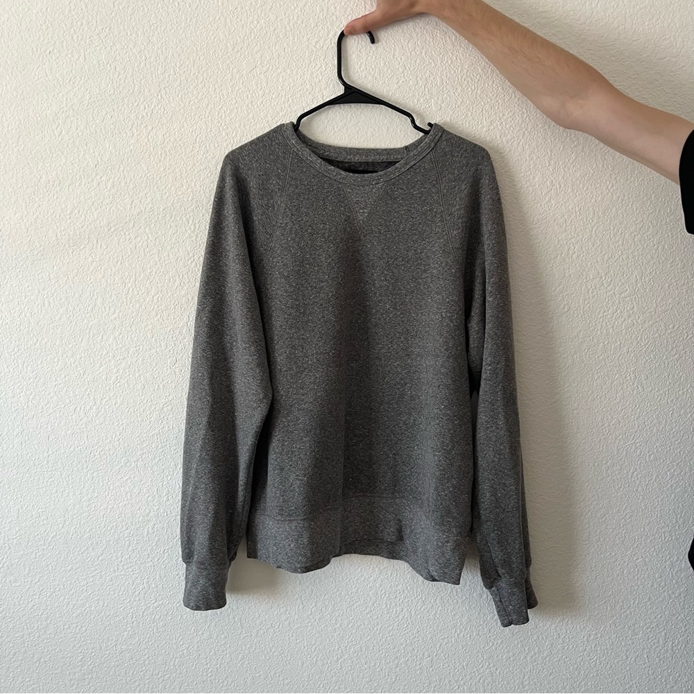 madewell crewneck sweater - gray (men’s L)